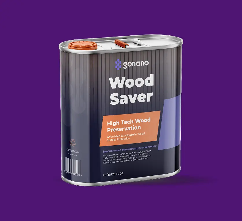 Wood Saver product packaging design